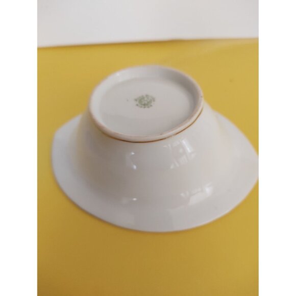 Vintage Hand Painted Nippon Japan Gold Encrusted Candy/Nut Bowl 1950's 5 3/4" - Picture 8 of 15